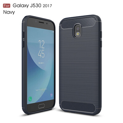 

Goowiiz Phone Case For Samsung Galaxy J530J5 Pro 2017J5 2017 European Fashion Slim Carbon Fiber TPU Soft Silicone