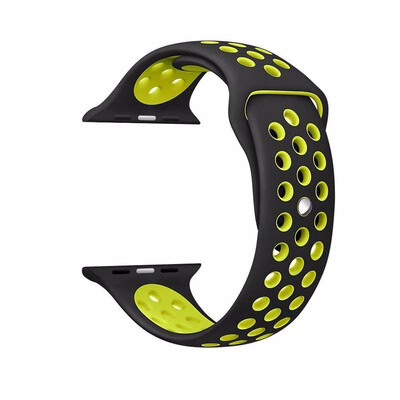 

Apple watch nice Silicone Replacement Sport Band 38mm 42mm For iWatch Series 123 Wrist Bracelet Strap For iWatch Sports