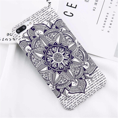 

Luminous Flower Case PC Back Cover For iPhone X 8 7 6 6S Plus
