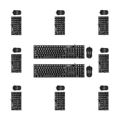 

Hyundai HYUNDAI HY-MA71 wired mouse&keyboard set desktop dedicated keyboard PS2 round mouth mouse USB square mouth black ten set
