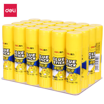 

Deli deli high viscosity 24 sticks 15g solid glue stick glue 27050