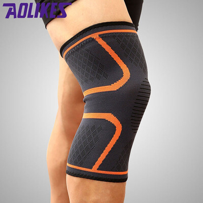 

1PCS Fitness Running Cycling Knee Support Braces Elastic Nylon Sport Compression Knee Pad Sleeve for Basketball Volleyball