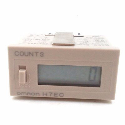 

2PCS Omron H7EC-6 Electronic punch industrial counter vending machine digital counter counts when tired NO voltag with battery