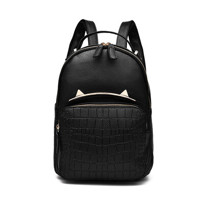 

2016 spring new women bag PU leather backpack for girl student school bag teenagers backpack