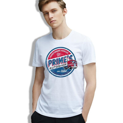

Men T Shirt Autobats Transformers Optimus Prime Autobots Logo Mashup Decepticons Autobot Robots Tshirt Man Cotton Clothing