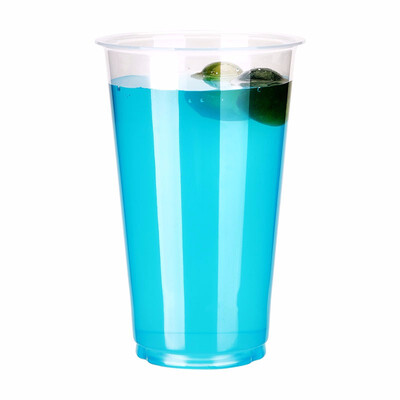 

OTOR 500ml660ml Disposable Juice Cups with Lids PP Clear Cup for Hot & Cold Drinks Iced Coffee Bubble Boba Smoothie 100pcs