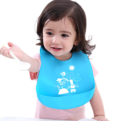 

Preface XUYAN baby waterproof silicone bib baby three-dimensional bib rice bowl 3 loaded pink sun rabbit orange fat bear green lion