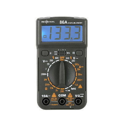 

Voltage Current Testing RICHMETERS RM86A Pocket Size Mini Digital Multimeter Backlight ACDC Handheld Ammeter Voltmeter Voltage Cu