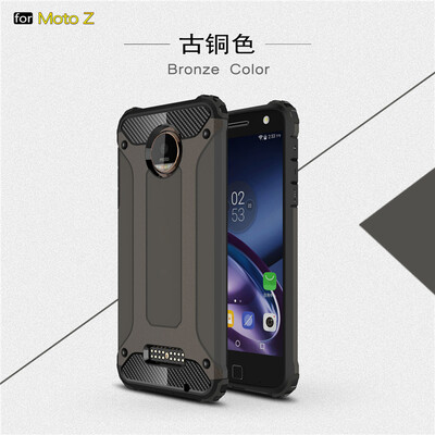 

Goowiiz Phone Case For Motorola Moto ZZ ForceZ Play King Kong Armor Fashion Bumper PC TPU Prevent falling