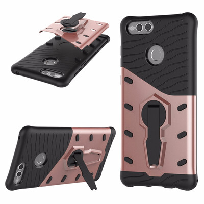 

Goowiiz Phone Case For Huawei Honor 7X Play6X PlayMate 9 LiteGR5 2017 Luxury Armor TPUPC Silicone Hard Bracket
