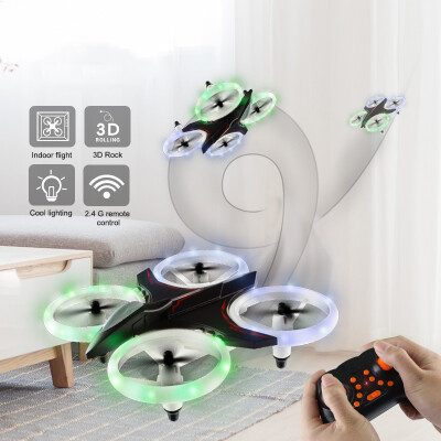 

JJRC Mini Quadcopter RC Plane Aircraft RC Drone Remote Control LED Light Toy for Children