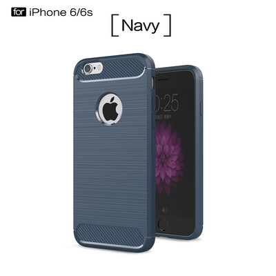 

Carbon Fiber Phone Cases For iPhone 6 Case Soft Anti-Knock Cover For iphone 6s case
