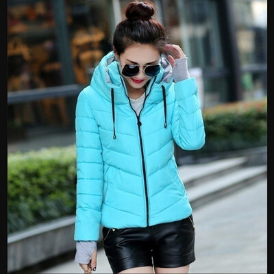 

2017 Winter Jacket Women Parka Thick Winter Outerwear Plus Size Down Coat Short Slim Design Cotton-padded Jackets&Coats