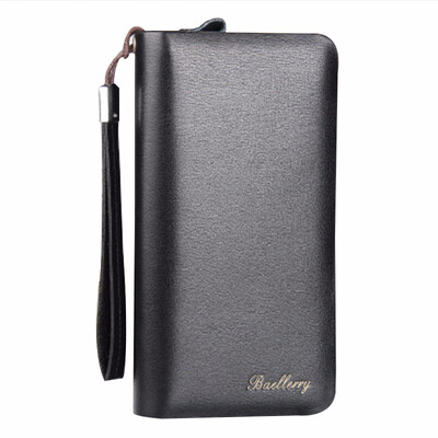 

New Wallet Leisure Long Double Zipper Phone Bag