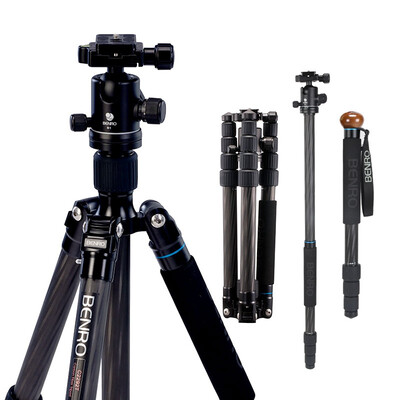 

BENRO (Benro) Штатив C2292TB1 QIHM-8X SLR штатива головка высокопрочных углеродные волокна завернутого монопод превратить профессиональное портативные путешествия ангела поколение-