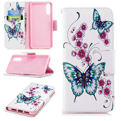 

BEFOSPEY Painting PU LeatherSoft TPU Card Slot Stand Wallet Case For Huawei P2058