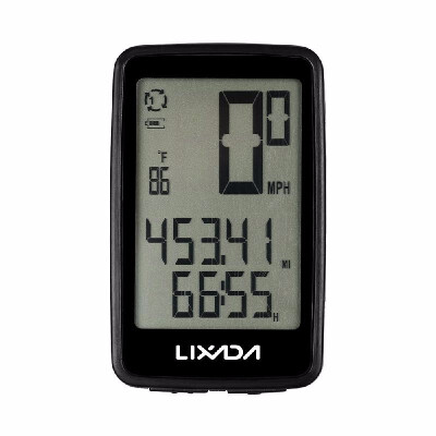 

Lixada USB Rechargeable Wireless Bike Cycling Computer with Bicycle Speedometer Odometer