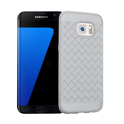 

Goowiiz роскошный корпус телефона для Samsung Galaxy S7 Edge очень вентиляция плетение мягкий защита от падения защита