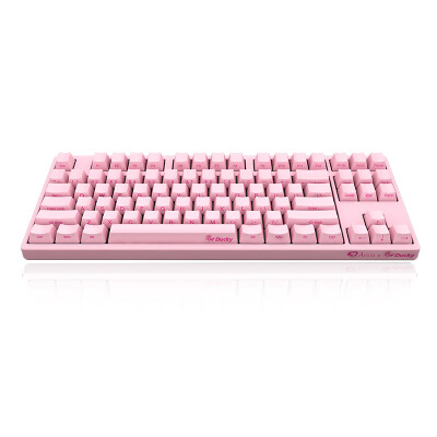 

AKKO Ducky Zero 3087 cherry shaft mechanical keyboard 87 key original cherry axis PBT side engraved pink green axis game keyboard wired keyboard