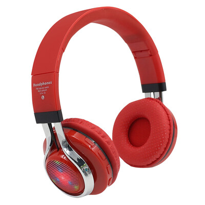 

TOPROAD LED audifonos Bluetooth Headphones Glowing Foldable Earphone Wireless Stereo Music Headset With Mic FM Radio TF Headset