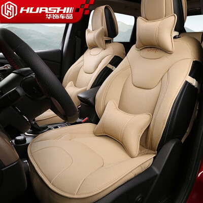 

Huashi jeep free light cushion new free light cushion Jeep all surrounded leather four seasons seat modified free light special seat cover leather luxury models - Bentley