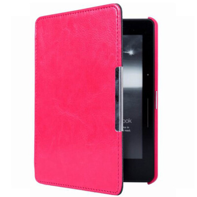 

Mu Yang Kindle e-book protective cover 1499 version of Voyage crazy horse pattern sleep MY-KV02 rose red with high-definition foil