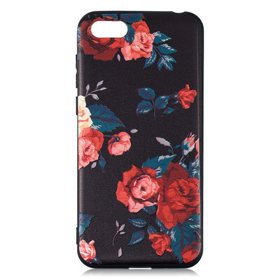 

Huawei Honor Y5 2018 Case Embossed Soft TPU Shockproof Print Protective Cover