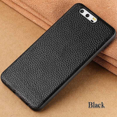 

Genuine Leather Phone Case For Huawei P10 Case Litchi Texture Back Cover For Mate 10 Honor 9 V9 Case