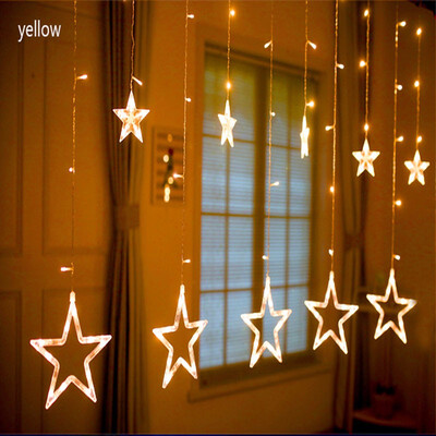 

2M Led Christmas Stars Lights IndoorOutdoor 220v LED Fairy Lights Holiday Lights For Party Decoration Curtain Lights
