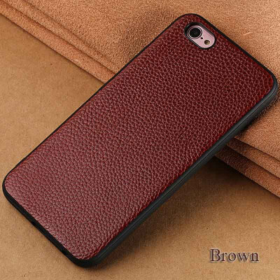 

Genuine Leather Phone Case For Vivo X9 Case Litchi Texture Back Cover For X20 X9S Plus Case