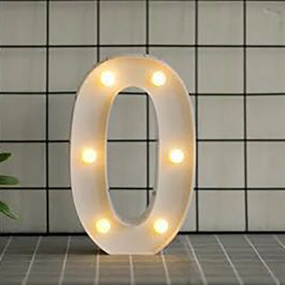 

26 White Letter LED Alphabet Light Indoor Battery powered Wall Hanging Night Light Bedroom Wedding Birthday Party Decor