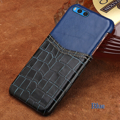 

Genuine Leather Phone Case For Xiaomi Note 3 Case Crocodile Texture&Oil wax leather Back Cover For Redmi 3 4 4X 5 5A Plus