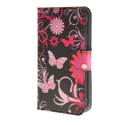 

MOONCASE Butterfly style Leather Wallet Flip Card Slot Stand Pouch чехол для Samsung Galaxy Xcover 3 SM-G388F A04