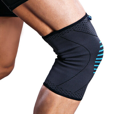 

Li Ning LI-NING Sports Knitting Ventilation Knee Basket Badminton Running Yoga Elastic Sport Gauntlets 916 Gray Blue Single L