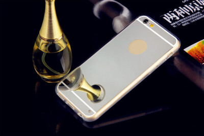 

For iPhone 6 Back Cover TPU Skin Mirror SILVERY New Soft