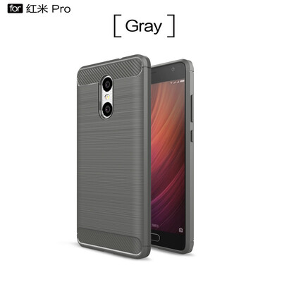 

For Xiaomi Redmi PRO Carbon Fiber Phone Cases Soft TPU Anti-Knock Cover For Xiaomi Redmi pro case
