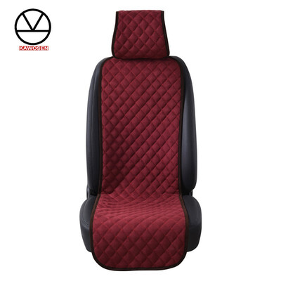 

KAWOSEN 1PCS Car Seat Cover Nano Cotton Velvet Cloth Universal Seat Cushion Protector 4 Colored Car-Styling Interior Accessories