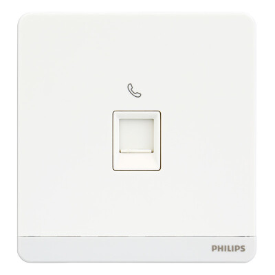 

Philips (PHILIPS) гнездо для подключения телефонного гнезда серии Feiyu RJ11 white