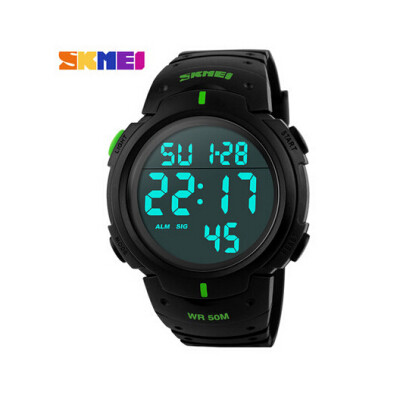 

SKMEI 1068 Men LED Digital Sports Military Watch 50m Waterproof