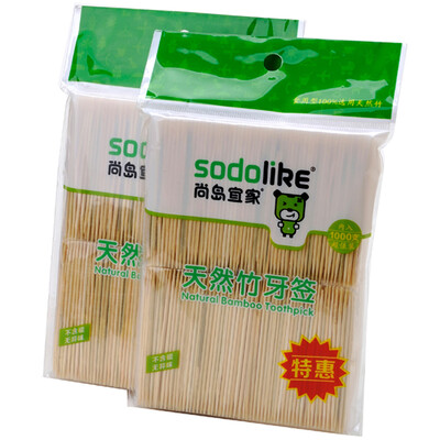 

[Jingdong supermarket] Shang Island IKEA (sodolike) toothpick natural bamboo toothpick 1000 loaded