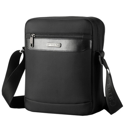 

Carneyroad Carnegie New Men's Bag Fashion Business Shoulder Bag Messenger Bag Waterproof Oxford Bag Black CR-142