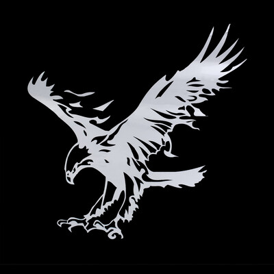 

Eagle Pattern Reflective Material Car Stickers Car Engine Hood Decal Emblem