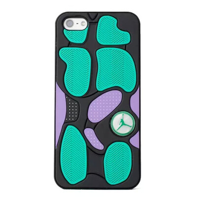 

MITI New Arrival 3D Jordan Shoe Sole PVC Rubber Jumpman 8 Patterns Phone Cases Back Cover For iphone 5 5S Free Shipping