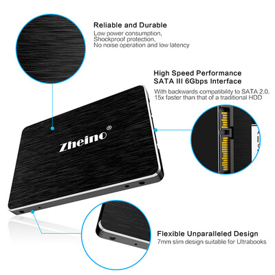 

Zheino 480GB SSD ReadWrite Speed 530280MBS 25 Inch Sata III MLC SSD 7mm for Desktop Laptop