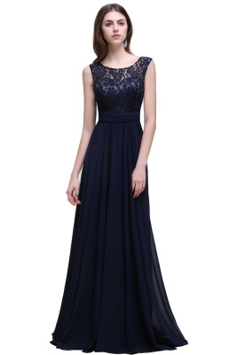 

A-line Lace Evening Prom Dress Long Formal Bridesmaid Party Gown Mother Of The Bride Gown