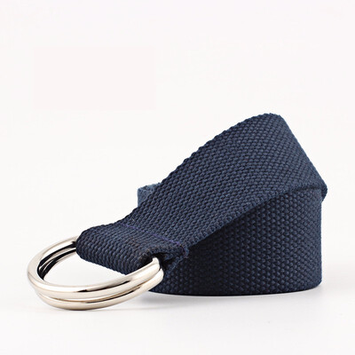 

Women Youth Fashion Casual Double Clasp Colourful Canvas Belt