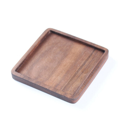 

UpperX Wood Drink Coaster Tea Coffee Cup Mat Table Heat Resistant Round Drink Mats