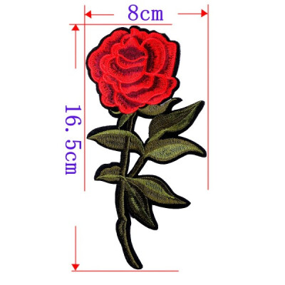 

1 pcslot Embroidered Patches Big Pink Flowers Sequin Patch Iron On Fabric Badge Sew On Clothes Appliques DIY Wedding Stickers