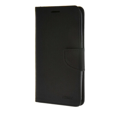 

MOONCASE Splice Color Leather Wallet Flip Card Slot Bracket Back чехол для Samsung Galaxy J7 Black01