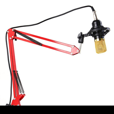 

NB - 35 Professional Adjustable Metal Suspension Scissor Arm Microphone Stand Holder for Mounting on Desk Table Top